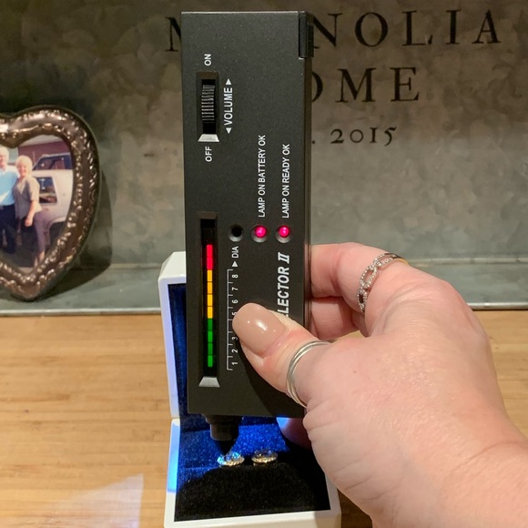 Moissanite Silver Earrings - Picture 4 of 5